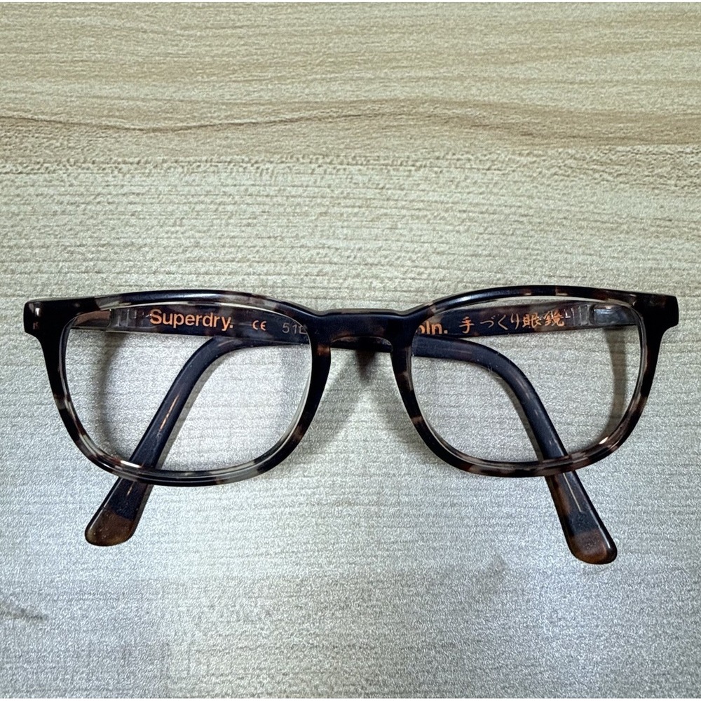 Superdry Eyeglasses Lincoln Tortoise 51-18-140 C.105 Frame only‎